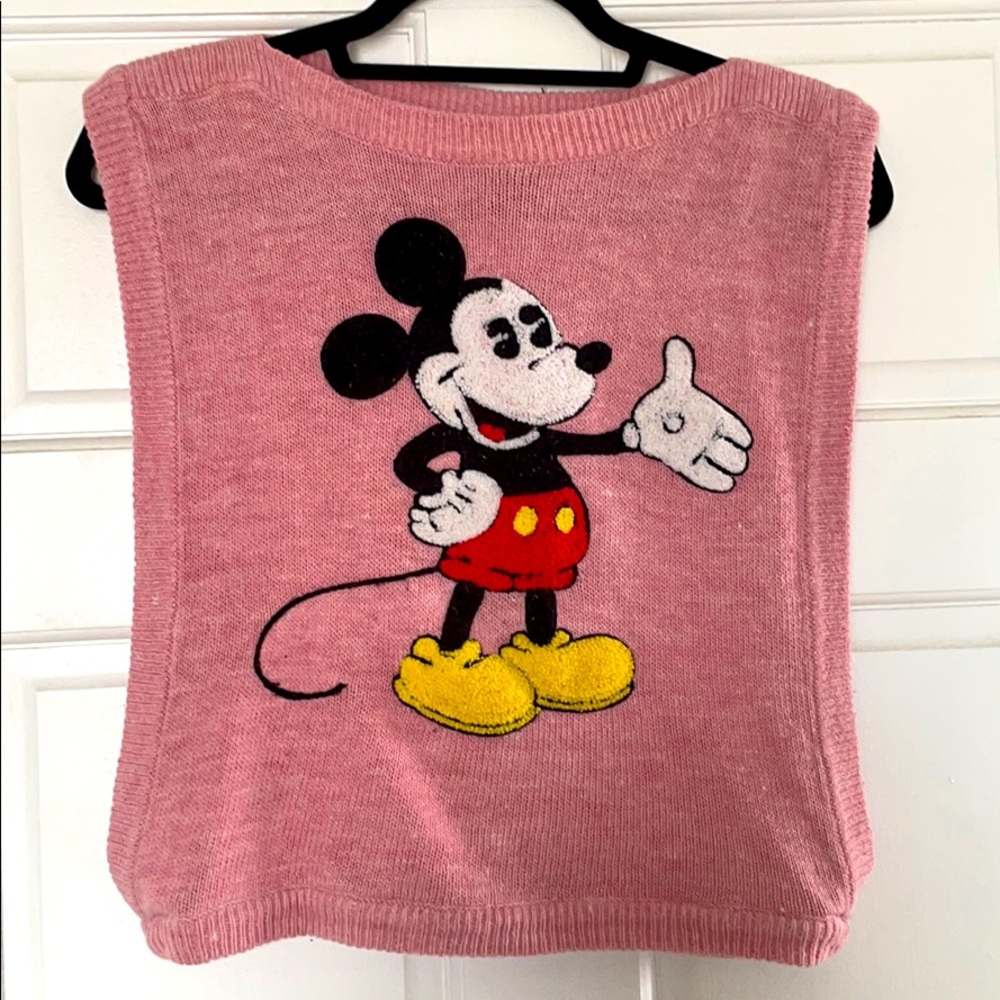 *SOLD* Etsy - 80s Mickey Vintage Sweater, Sz S